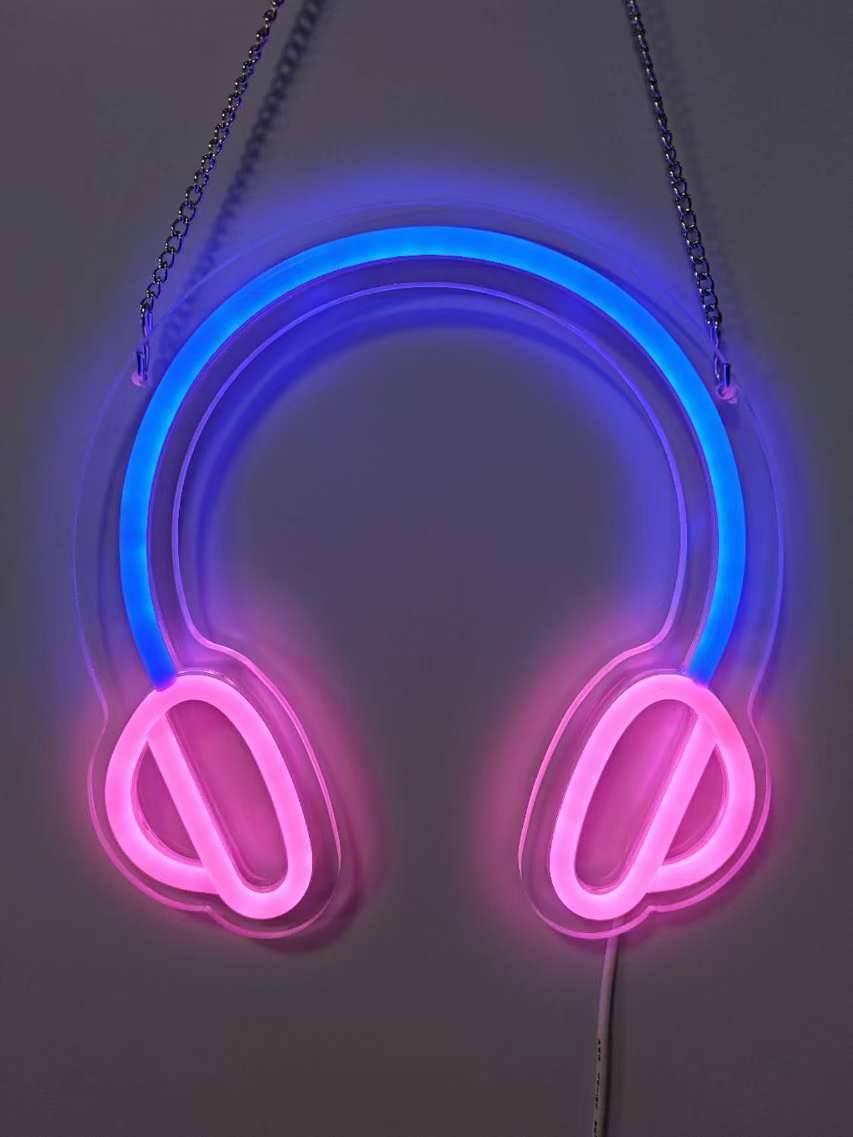 RGB LED Neon Lampe Headset
