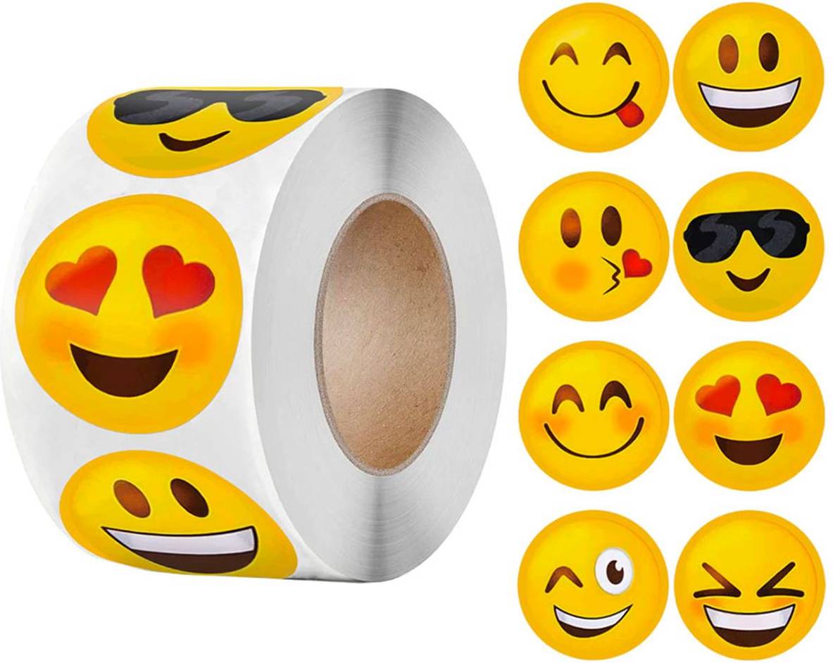 Party King Emoji Stickers på Rull