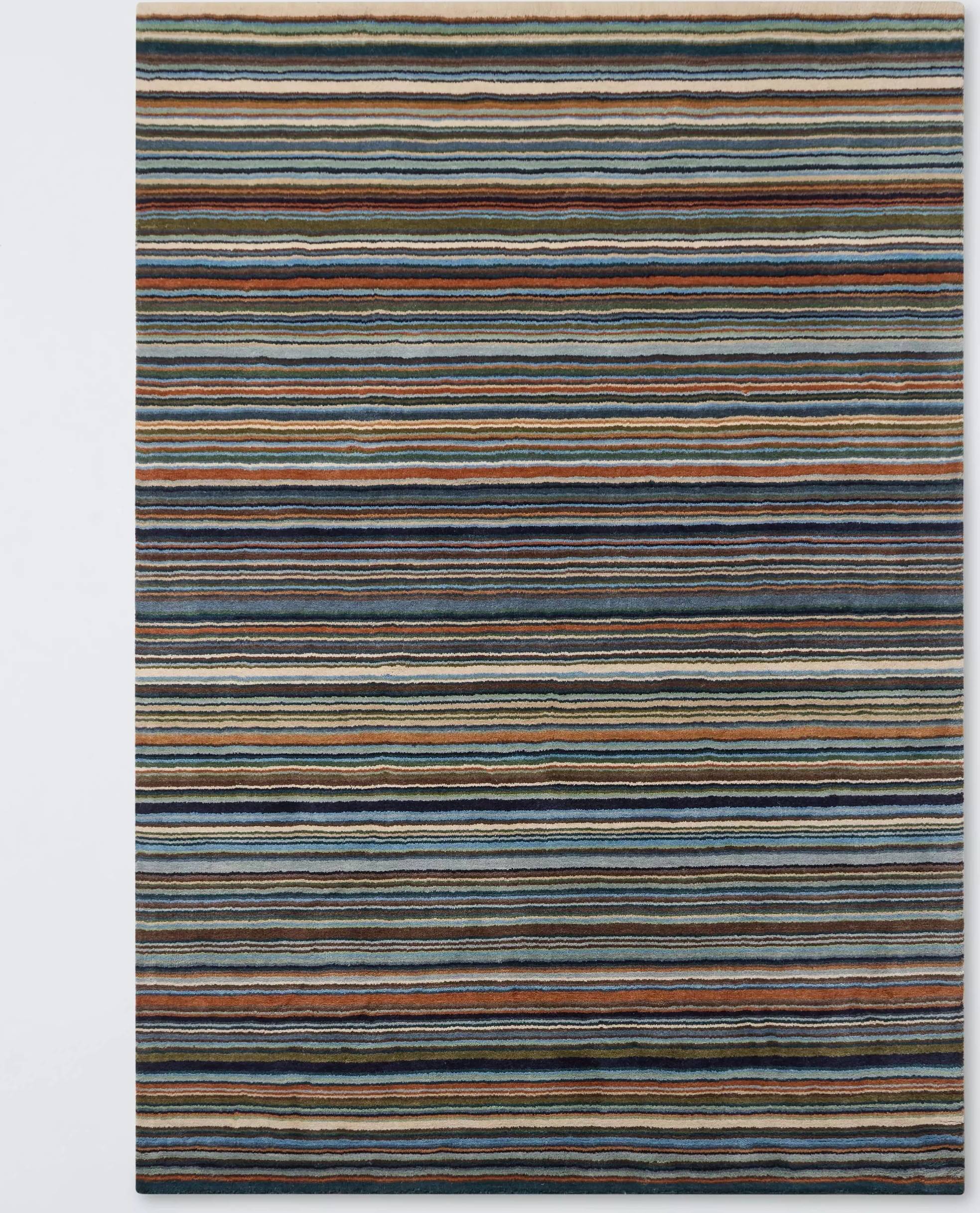 John Lewis Russet Multistripe Rug