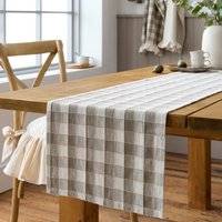 Dunelm Country Cotton Table Runner Tablecloth Natural
