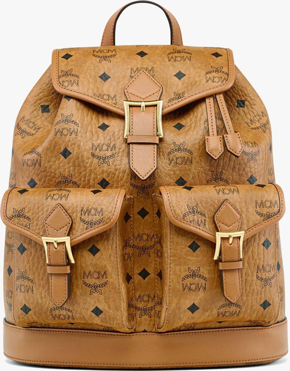 Mcm tasche damen MCM Aren Small Rucksack - Cognac