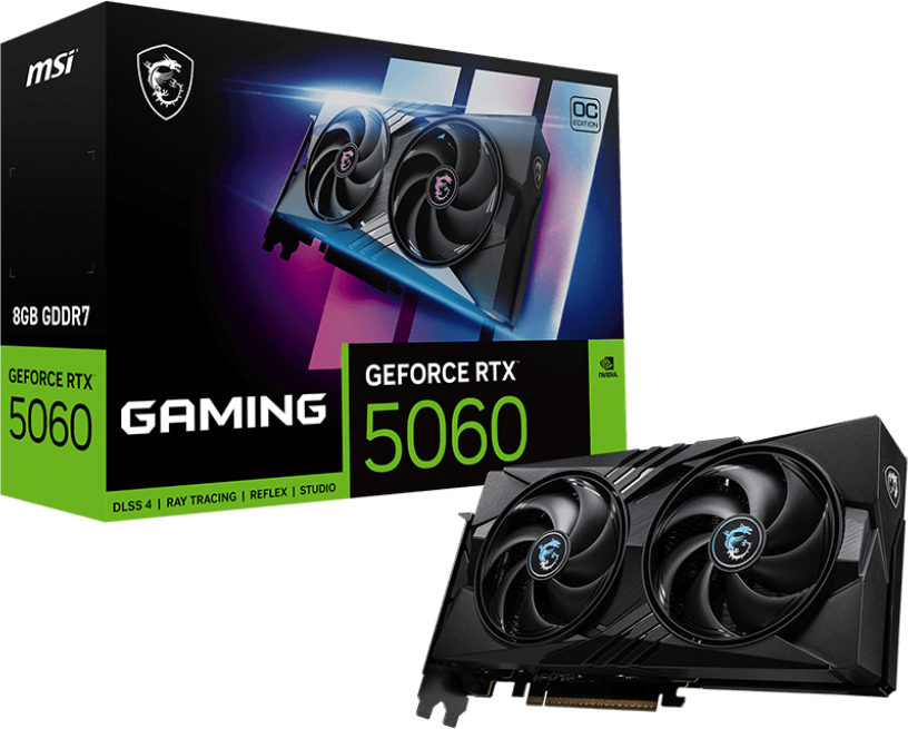 MSI GeForce RTX 5060 8G Gaming OC