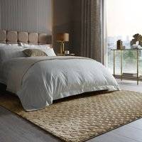Dunelm Sheen Geometric Luxe Rug - Sage