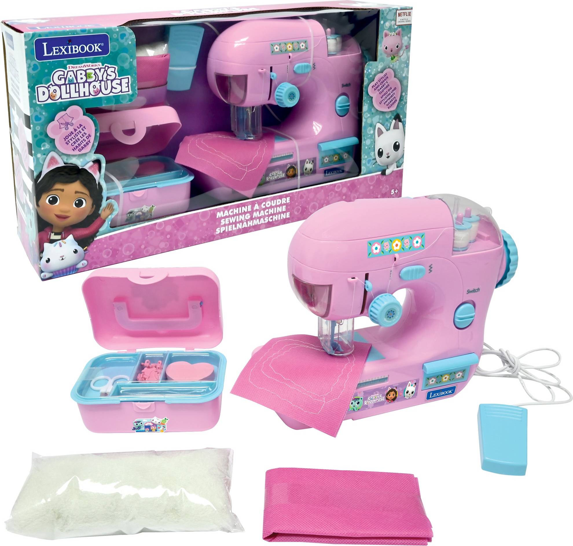 Sewing machine Lexibook Gabby's Dollhouse Sewing Machine