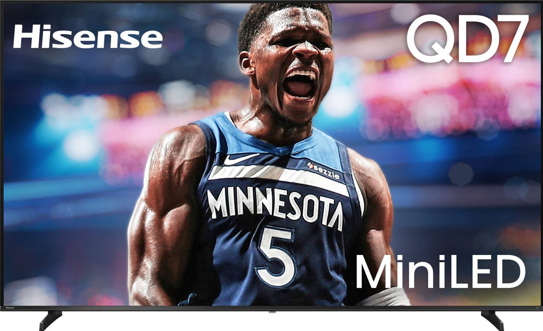 85 4k Hisense 85 Inch QD7 Series Mini-LED QLED 4K UHD Smart Fire TV
