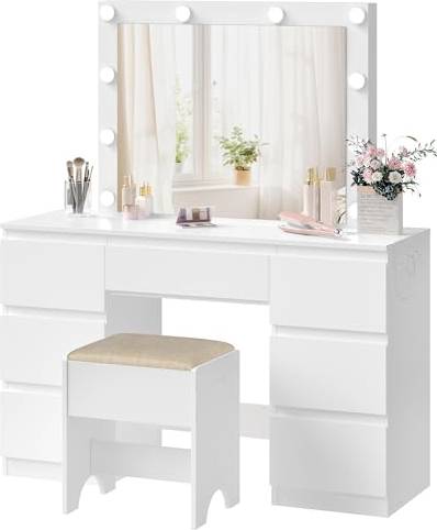 Da Trucco Con Specchio LED Regolabile