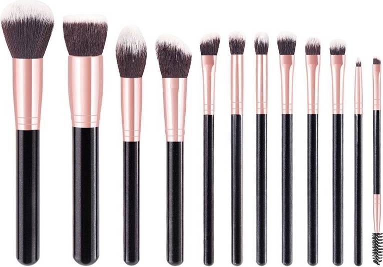 Makeupborste Set Rose Crush - Rosa
