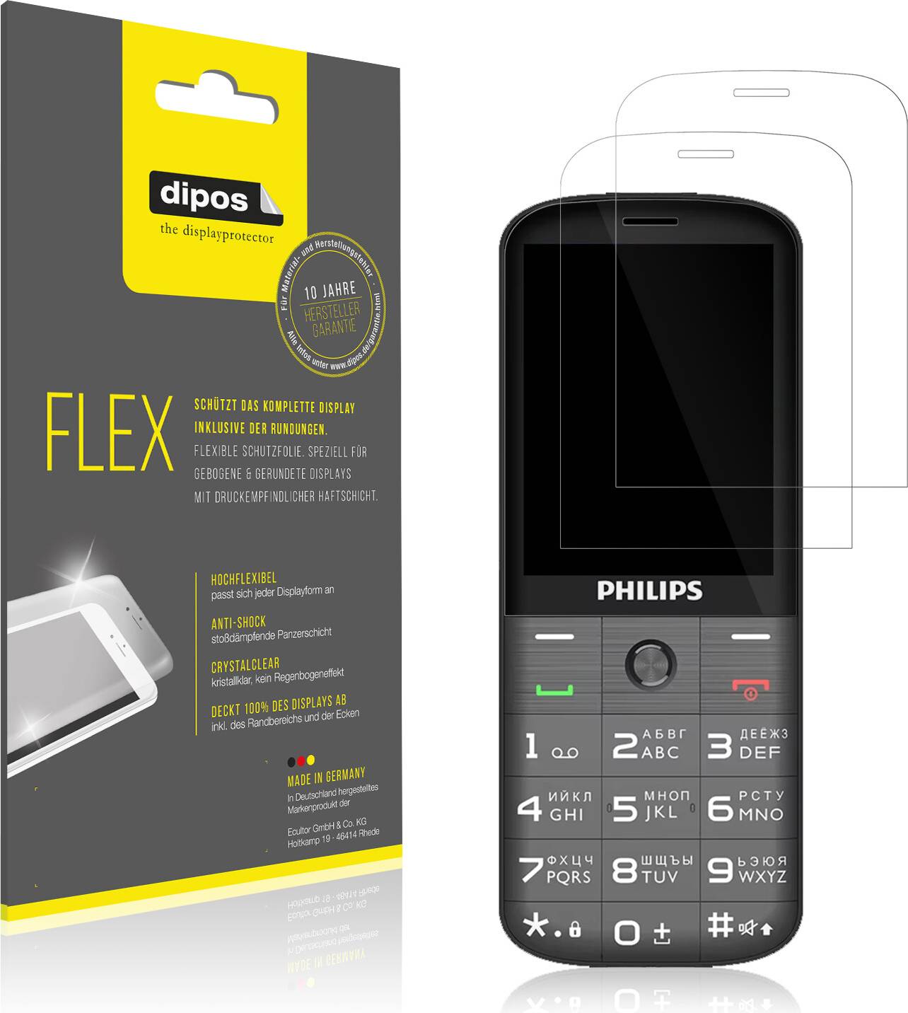 Dipos Screen Protector Philips Xenium E227