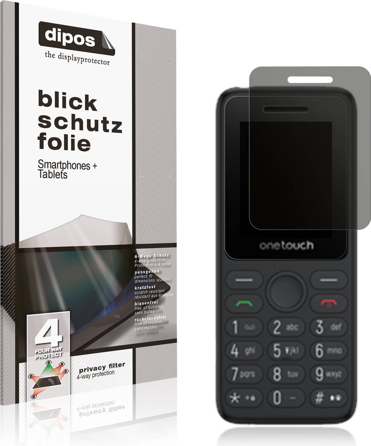 Dipos Screen Protector for TCL OneTouch 5041 Privacy Filter