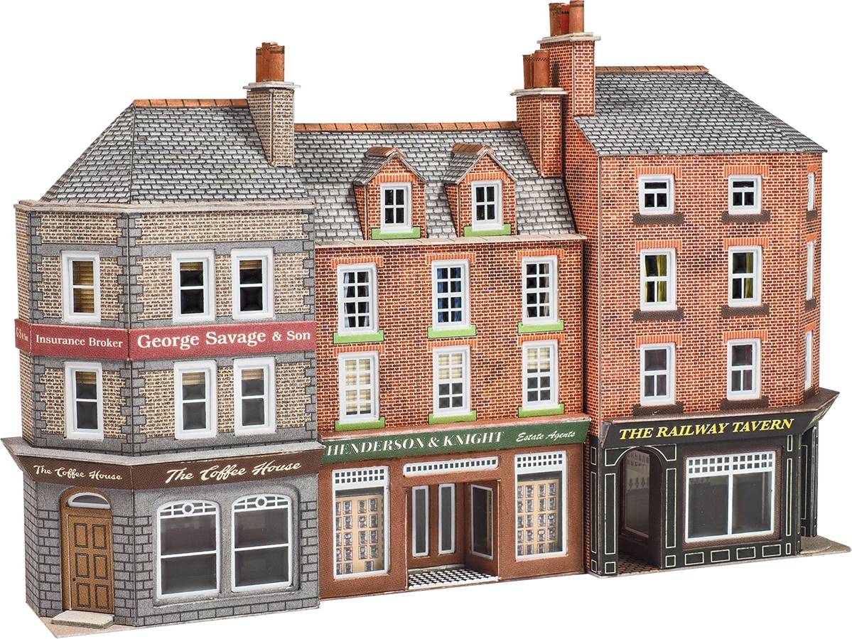 Metcalfe Low Relief Pub & Shops Card Kit