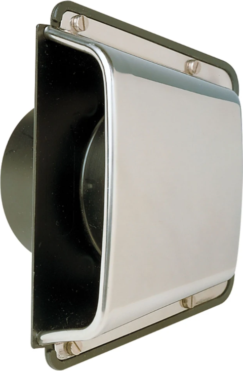 Vetus Shell Ventilator Type Scirocco, Rostfritt stål, Transparent