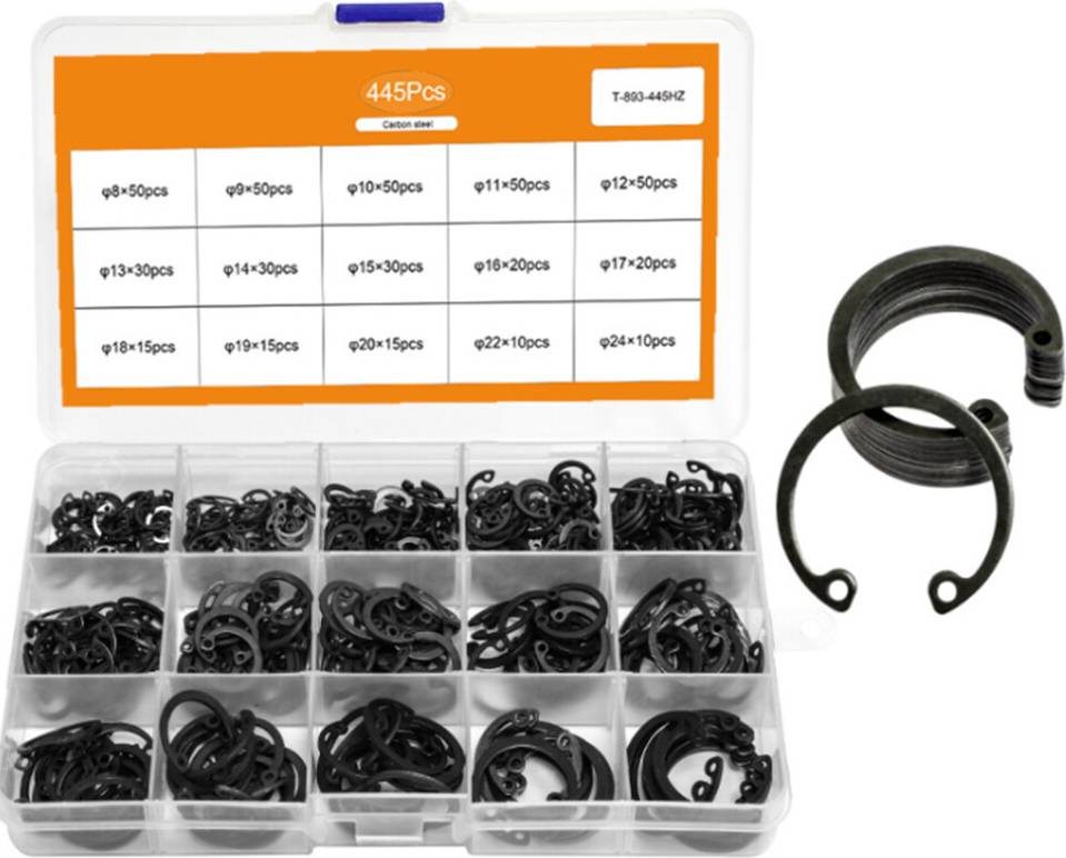 Typecat 445pcs C Type Internal Retaining Rings Assortment Kit Circlip Plier