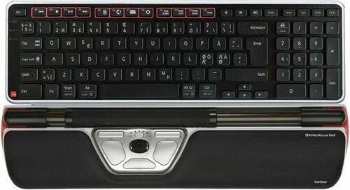 Contour Design Ultimate Workstation Red Keyboard & Mouse