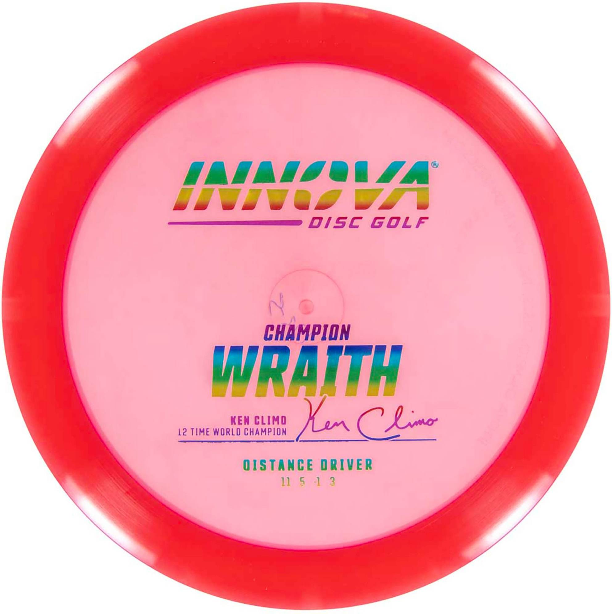 Champion Wraith Flying Disc Red