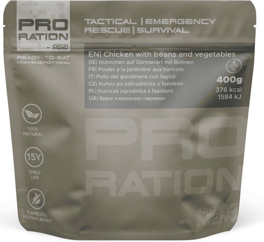 Pro Ration Chicken With Beans And Vegetables