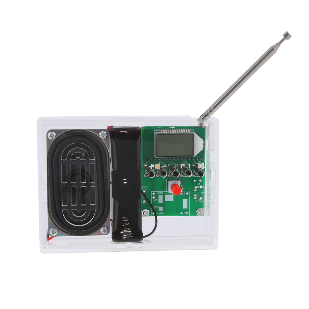 Typecat FM Radio Kit DIY Soldering Project Adjustable Wireless Receiver