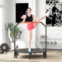 Rebounder trampoline Homcom 48 Inch Foldable Mini Fitness Trampoline Rebounder