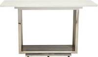 Premier Moda White Marble One Size Console Table