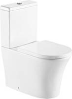 Premium Closed Rimless Pan Back Toilet Set One Size