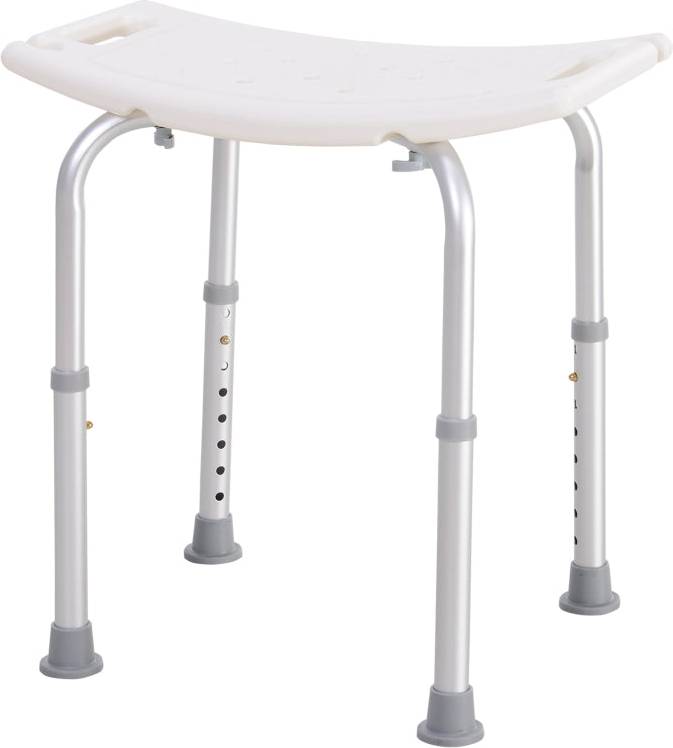 Homcom Shower Stool - White