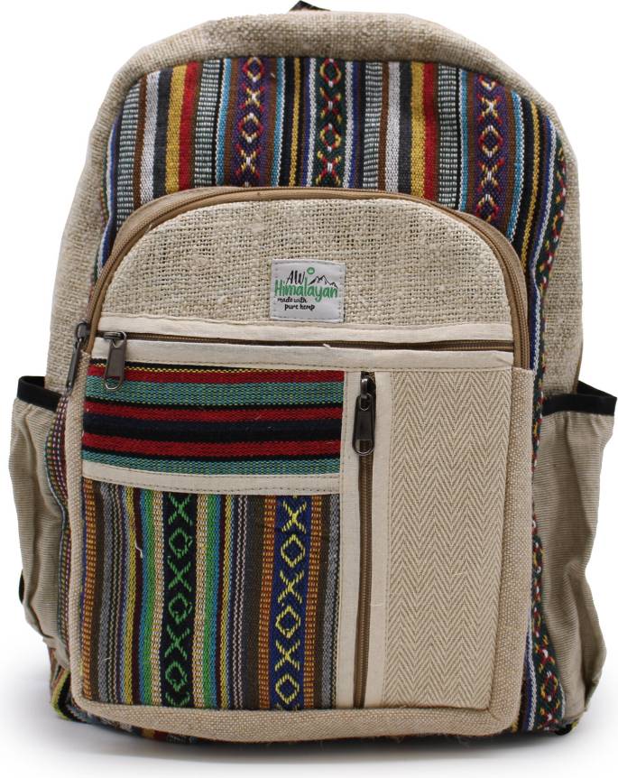 Ancient Wisdom Large Backpack - Straight Zips Style