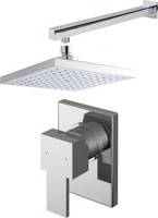 Balterley Ripple Concealed Square Manual Valve Arm Head Shower Bundle Set One Size