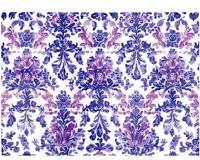 Warren Reed Vintage Purple Pattern One Size Chopping Board