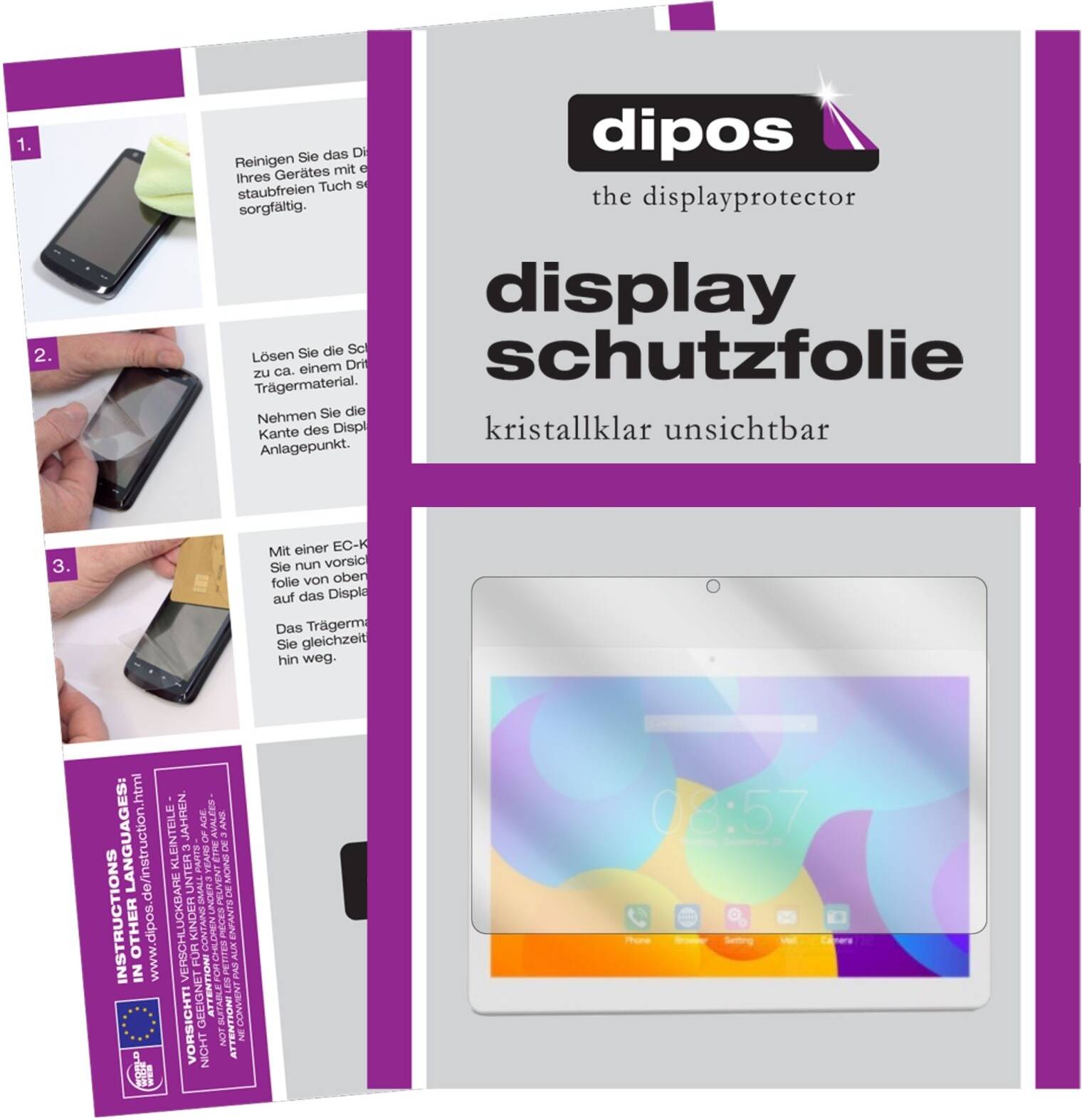Dipos 2x Screen Protector for Cube M5 Protection Crystal Clear