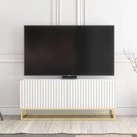 Creative Furniture Ripple Unit 100 cm Modern Fluted Design TV Bench
