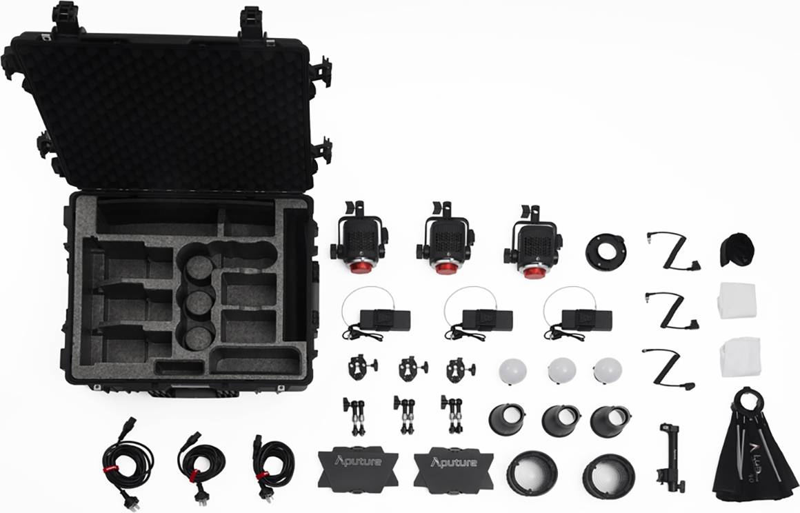 STORM 80c 80W Compact Point Source BLAIR-CG LED Video 3-Light Kit