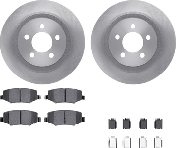 Brake pads Dynamic Friction Company Rear Brake Rotors 5000 Advanced Brake Pads