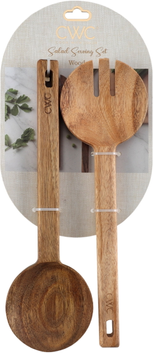 Cook with color Cook with Color Cook With Color Acacia Wood Set Salad Server