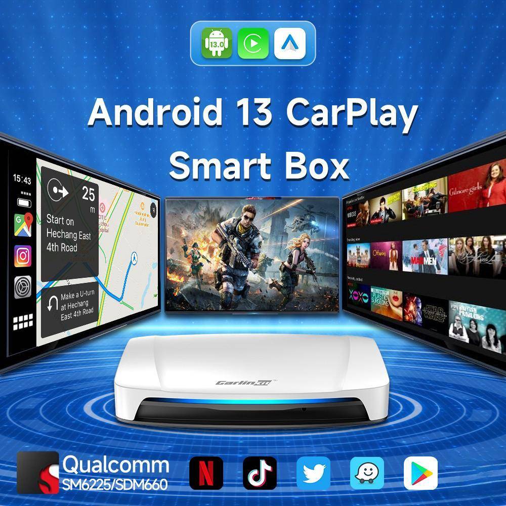 HDMI Android 13 CarPlay AI Box