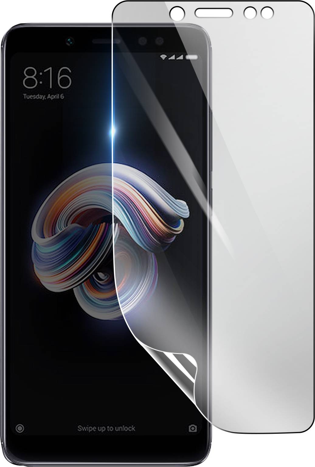 3mk Screen Protector Shockproof Hydrogel Redmi Note 5
