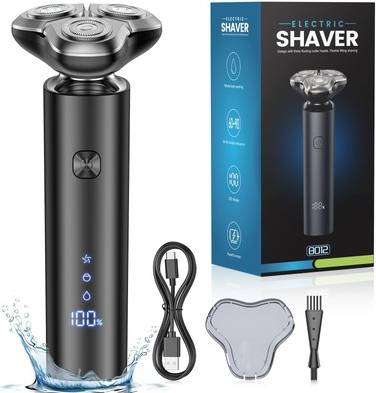 Electric shaver men Razor Electric for Men 3-Blade Rotary Shaving System
