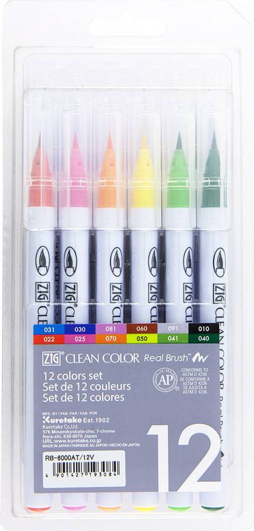 Clean Color Real Brush 12-pack