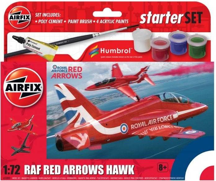 Airfix Starter Set Red Arrows Hawk