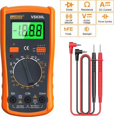 Shein Automatic Professional Digital Multimeter 1pc