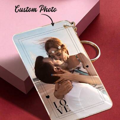 Shein Custom Photo Keychain - Engraved