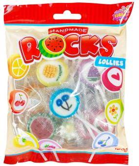Sweet Flash Rocks Lollies 15er