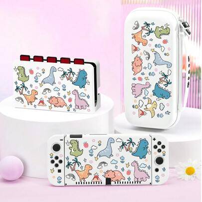 Shein Cute Animal Dinosaur Pattern Protective Case Compatible With Switch Switch 2