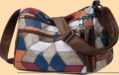 Shein Multi-Layer Patchwork Shoulder Bag