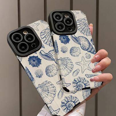 Shein Classic Shell Pattern Soft TPU Phone Case