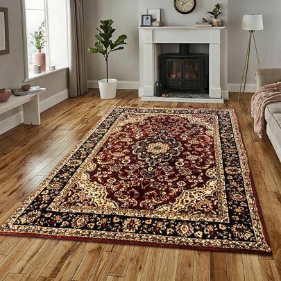 Shein Luxury Non Slip Large Traditional Rug
