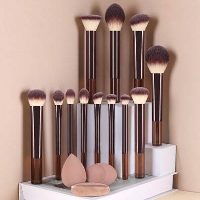Pinsel set make up Shein Make-up Pinsel Set - Rouge