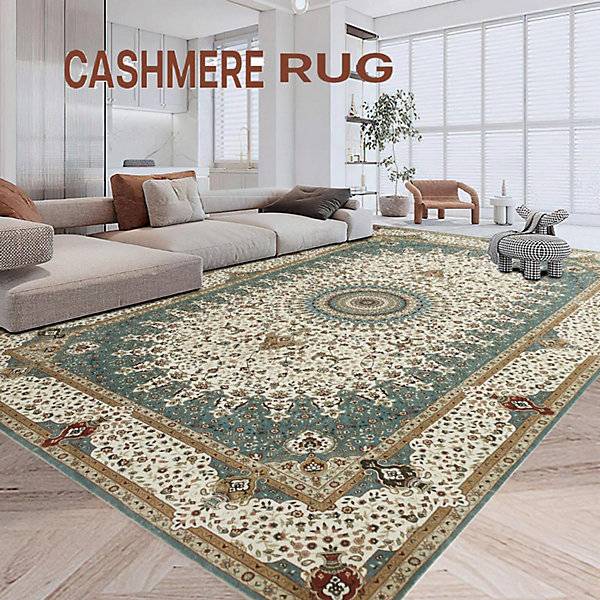 Extra Large Rug for Living Room Green