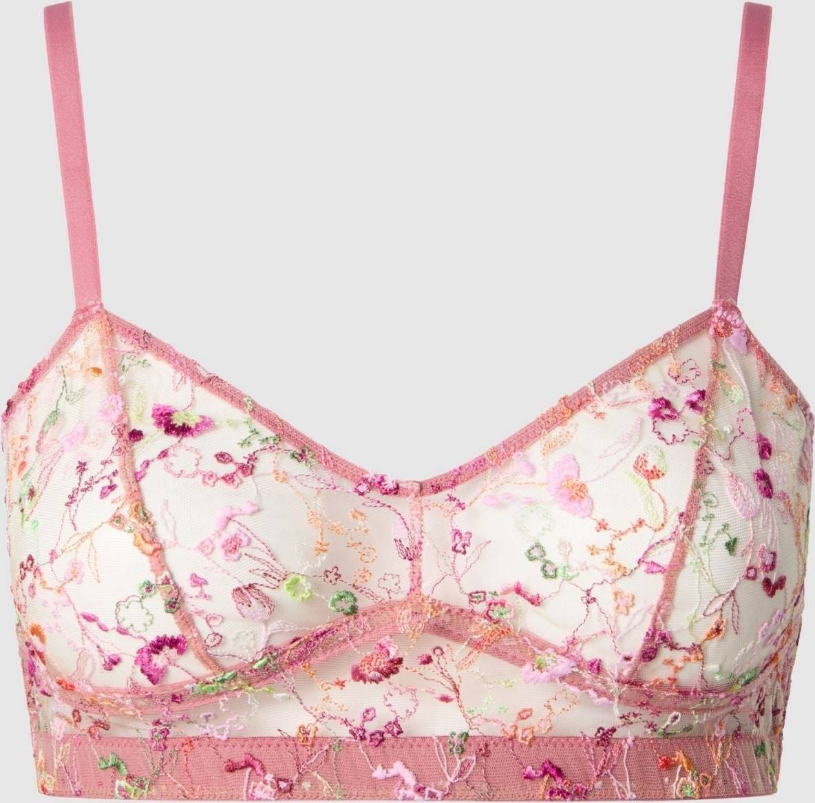 Understatement Mesh Balconette - Pink
