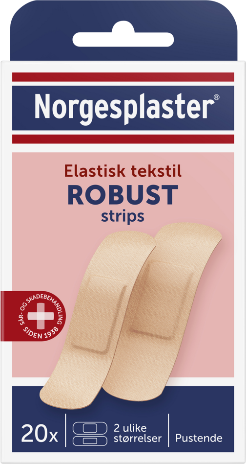 Norgesplaster Robust Strips 20-pack