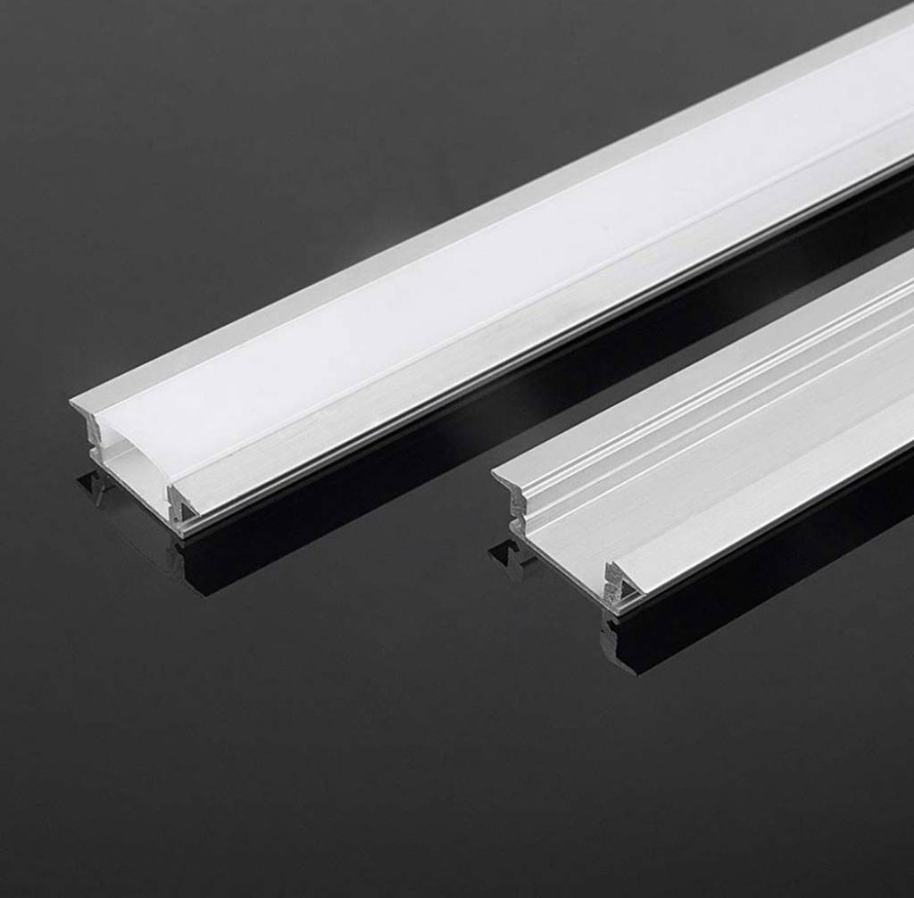 V-TAC Mounting Kit With Diffuser Silver Light Strip