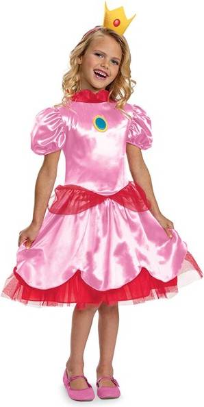 Princess Peach Fancy Dress Intl Toddler - Rosa